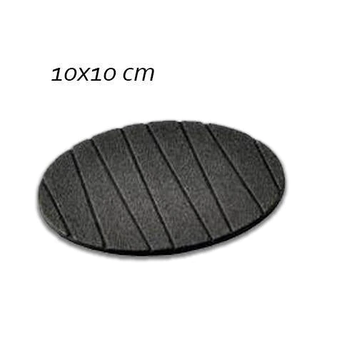 0129_6pc_coster Useful Round Shape Plain Silicone Cup Mat Coaster Drinking Tea Coffee Mug Wine Mat for Home