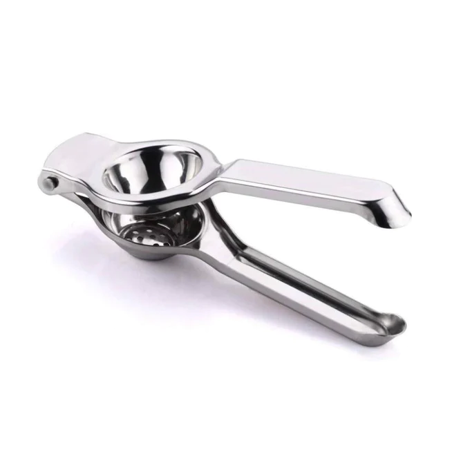 0132_steel_lemon_squeez Stainless Steel Lemon Squeezer