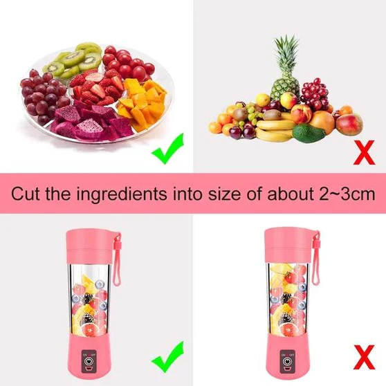 0133_usb_juicer_6blade Portable USB Electric Juicer - 6 Blades (Protein Shaker)