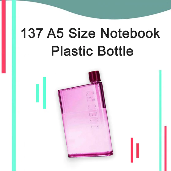 0137_notebuk_bottle_any A5 Size Notebook Plastic Bottle (Any Color)