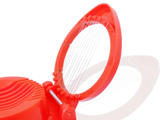 0138_round_egg_cutter Plastic Multi Purpose Egg Cutter/Slicer