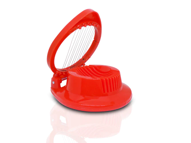 0138_round_egg_cutter Plastic Multi Purpose Egg Cutter/Slicer