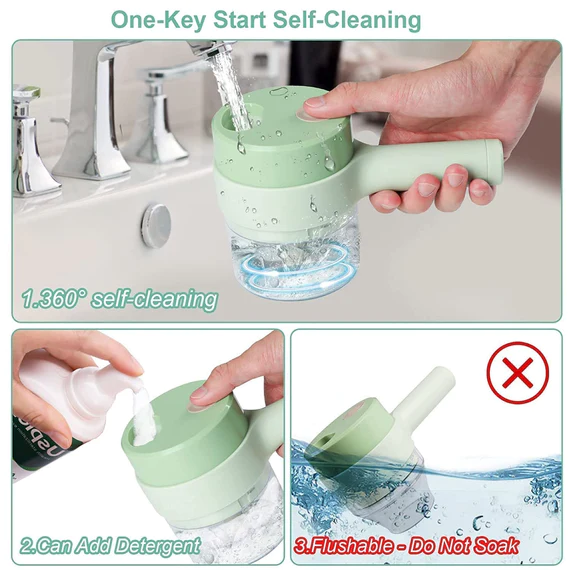 0142a_4in1_electric_chopper  HANDHELD COOKING HAMMER VEGETABLE CUTTER SET ELECTRIC FOOD CHOPPER MULTIFUNCTION VEGETABLE FRUIT SLICER