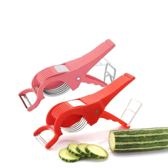 0158_veg_cut  Vegetable Cutter with Peeler