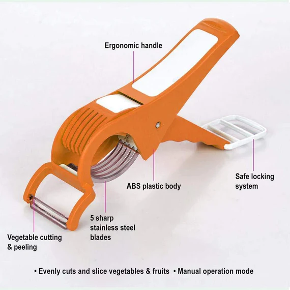 0158_veg_cut  Vegetable Cutter with Peeler