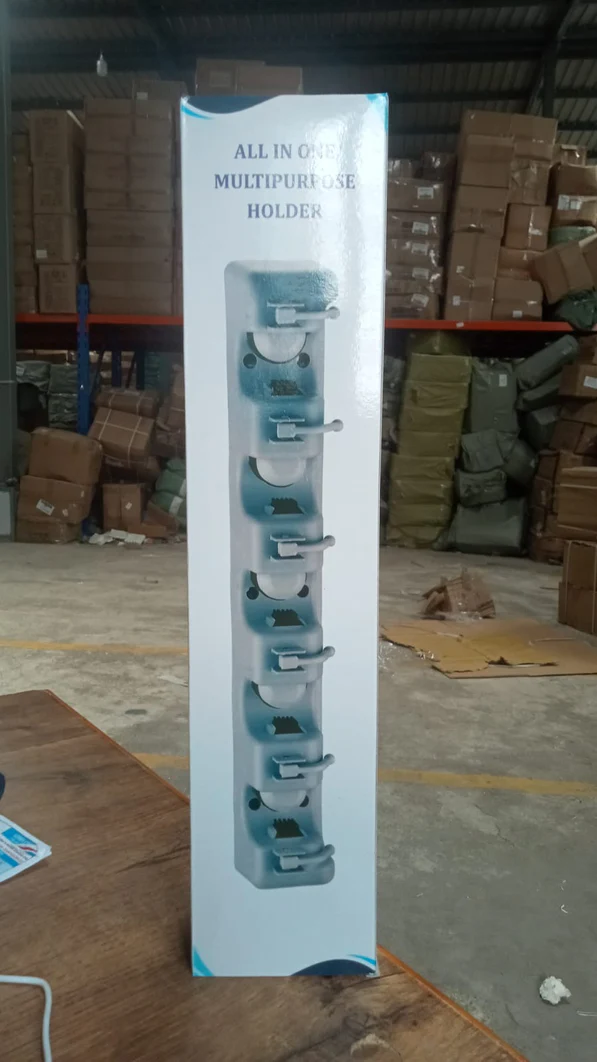 0199 5-Layer Multipurpose Wall Mounted Organizer Mop And Broom Holder