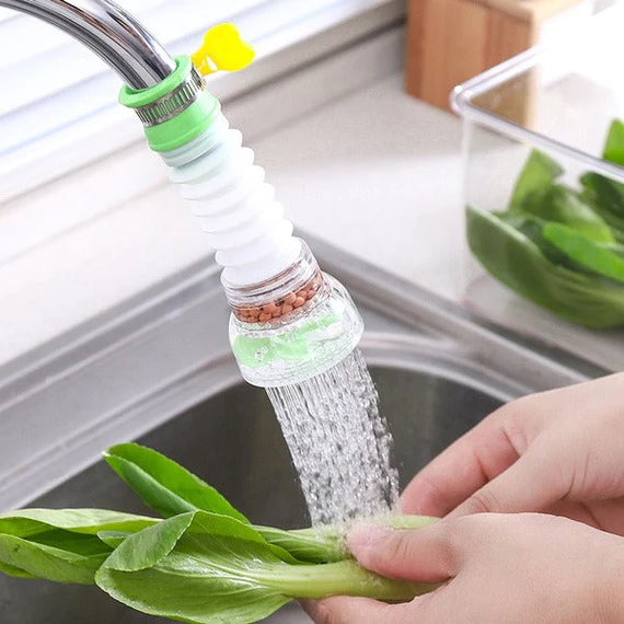 0208_pvc_360_d_faucet 360 Degree Water Saving Faucet Expandable Water Valve Splash Regulator