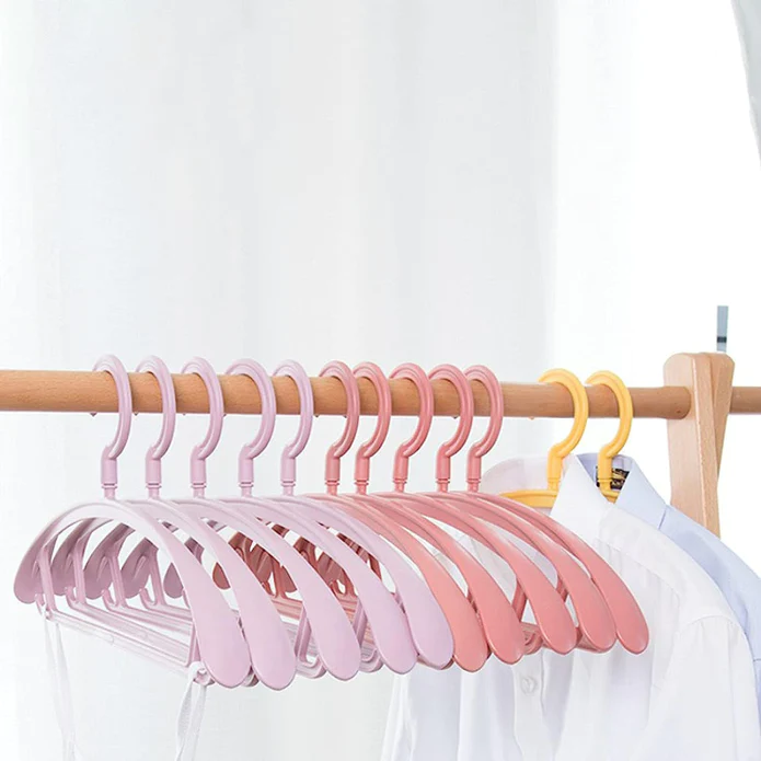 0221 5 Layer Plastic Hanger (muticolor 10pc)