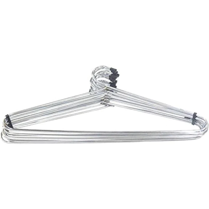 0230_steel_hanger_12pc Stainless Steel Cloth Hanger (12 pcs)