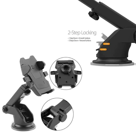 0283_mobile_mount_short  Adjustable Car Mount (Multicolour)