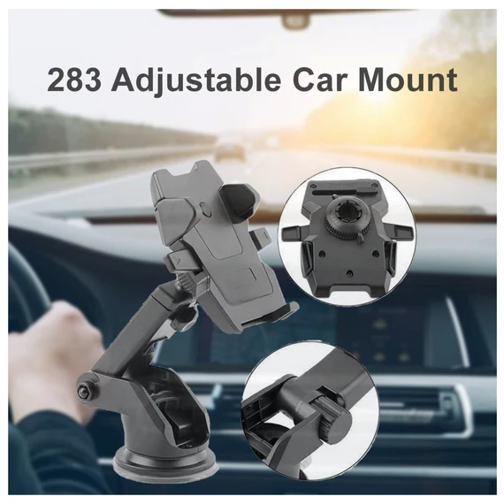 0283_mobile_mount_short  Adjustable Car Mount (Multicolour)