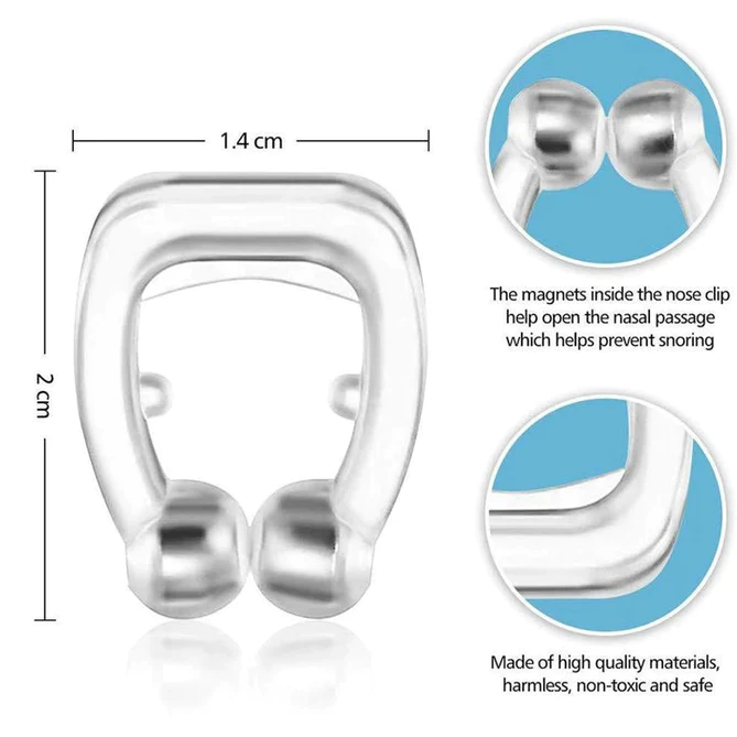 0338_nose_clip Snore Free Nose Clip (Anti Snoring Device) - 1pc