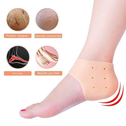 0339_anti_heel_crack Moisturizing Skin Softening Silicone Gel for Dry Cracked Heel Repair (Multicolour)
