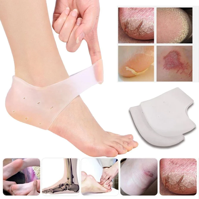 0339_anti_heel_crack Moisturizing Skin Softening Silicone Gel for Dry Cracked Heel Repair (Multicolour)