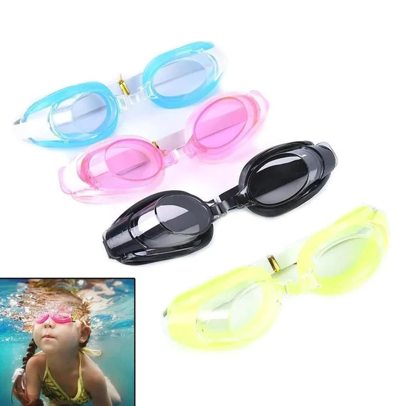 0399_swim_goggles Swimming Goggles  With Ear And Nose Plug Adjustable Clear Vision Anti-Fog Waterproof