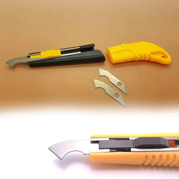 0418_accrelic_cutter  Multi-Use Plastic Cutter with Plastic Cutting Blade and Precision Knife Blade