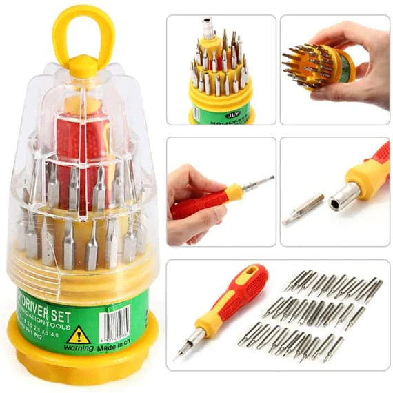 0461_screwdriver_31_in_1 Magnetic 31 in 1 Repairing ScrewDriver Tool Set Kit