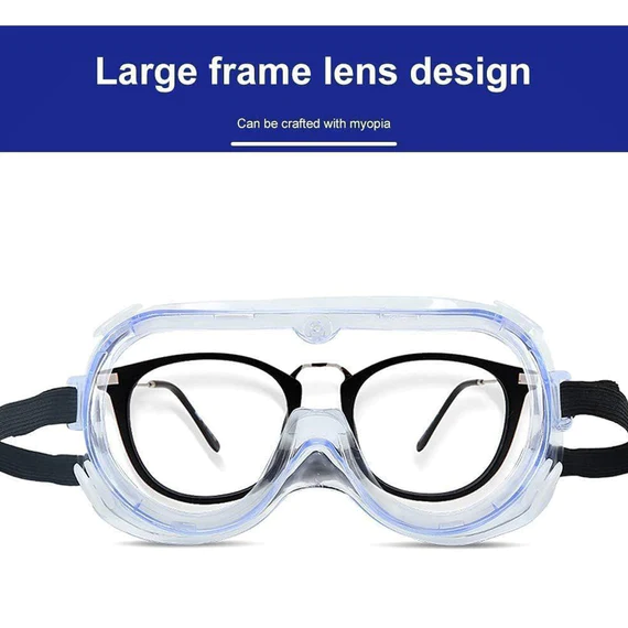 0509_safety_goggles_1pc Safety Goggles, Technic Safety Goggles Protection for Classroom Home & Workplace Prevent The Impact of Dust Droplets Gas Protection Glass