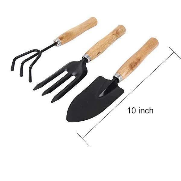 0542_big_gardening_tool_3pc  Gardening Tools - Hand Cultivator, Small Trowel, Garden Fork (Set of 3)