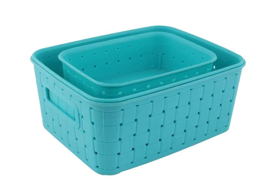 0062_smart_kitchen_basket Smart Baskets for Storage(Set of 3) Sky Blue