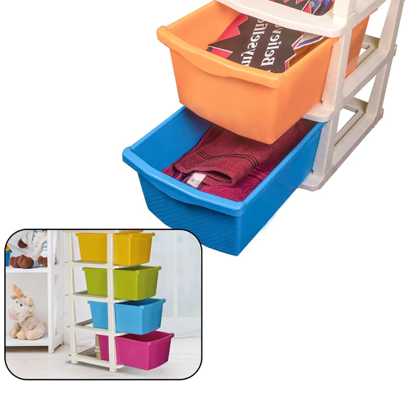 0769 Multipurpose Modular Drawer Organizer Storage Box - 5 Layers