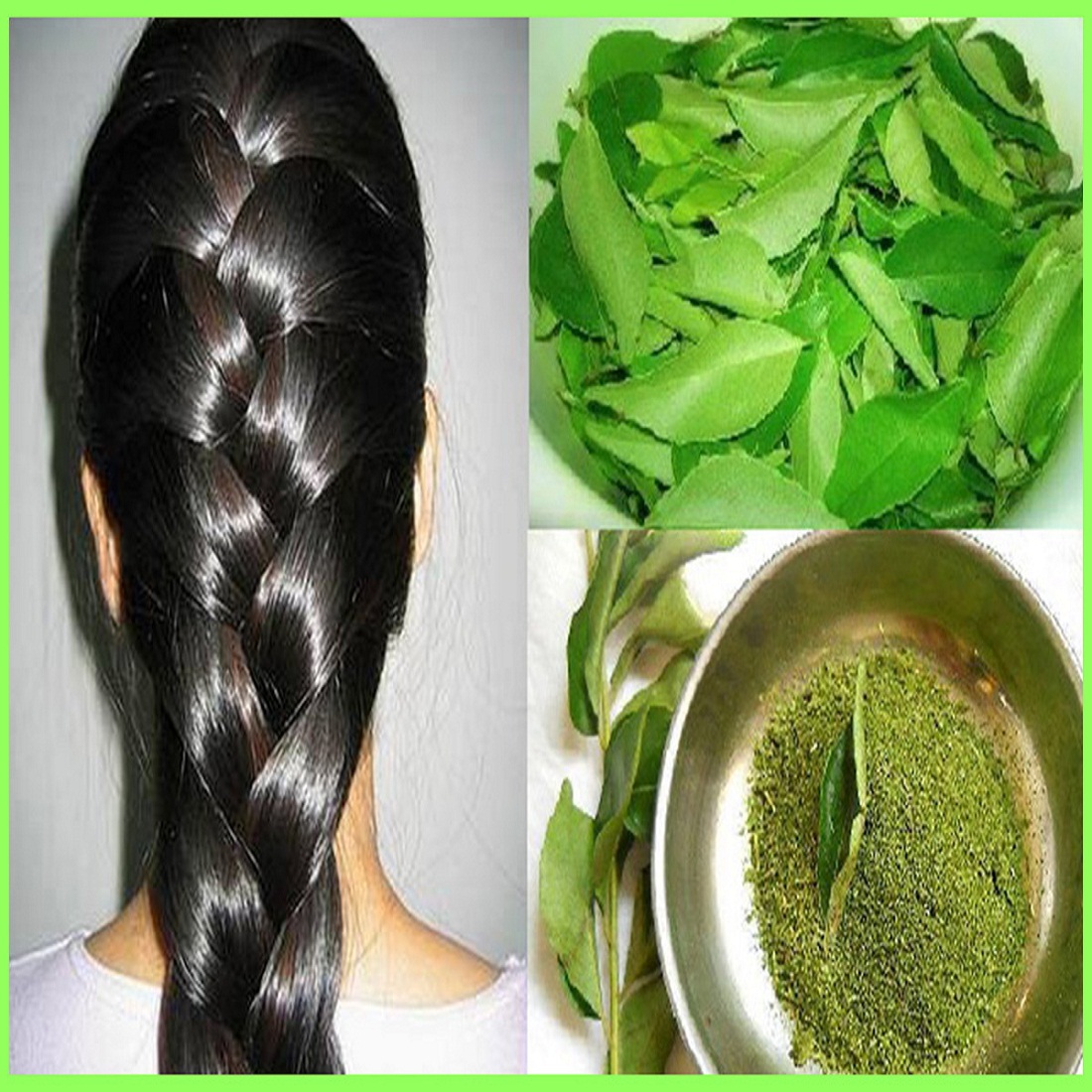 100% Curry Leaves Powder 200Gms (Sun Dried & Stemless) for Strong and Shiny Hair Growth