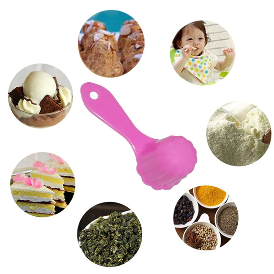 1067 Plastic Sweets Ladoo Mould Measuring Spoon