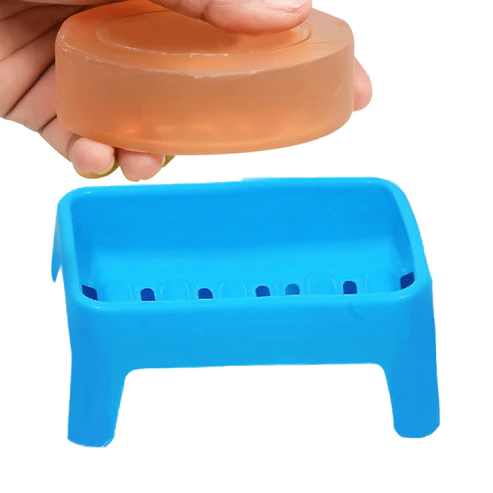 1128A Covered Soap keeping Plastic Case for Bathroom use