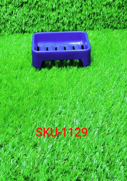1128A Covered Soap keeping Plastic Case for Bathroom use