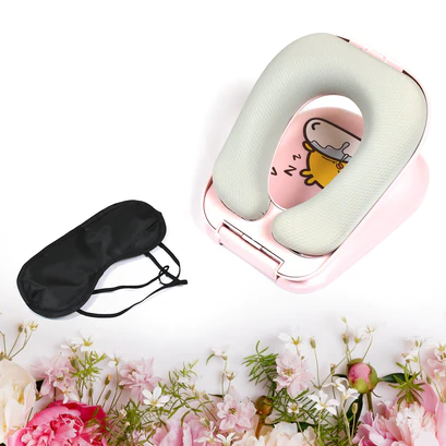 1152A  Nap Pillow, Foldable U-Shaped Pillow Nap With Eye Mask Artifact Office Desk for Students Lunch Break Adult Nap Pillow Lunch Break Pillow for Sleeping Pillow for Airplanes, Train, Car, Office