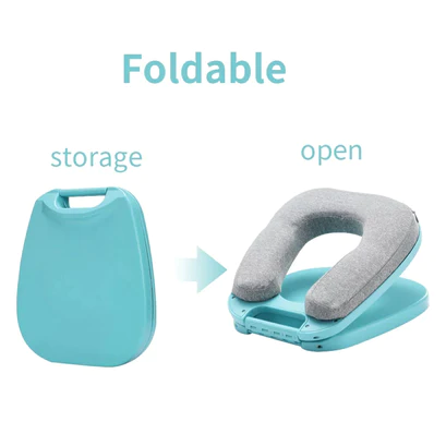 1152A  Nap Pillow, Foldable U-Shaped Pillow Nap With Eye Mask Artifact Office Desk for Students Lunch Break Adult Nap Pillow Lunch Break Pillow for Sleeping Pillow for Airplanes, Train, Car, Office