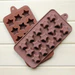 1189 Food Grade Non-Stick Reusable Silicone Star Shape 15 Cavity Chocolate Molds / Baking Trays