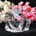 1195 Crystal Glass Ganesha Idol for Home, Office and Car Dashboard