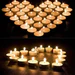 1222  Festival Decorative - LED Tealight Candles (White, 24 Pcs)