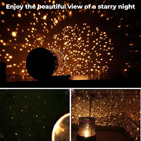 1233 Star Night Light Projector Lighting USB Lamp Led Projection LED Night