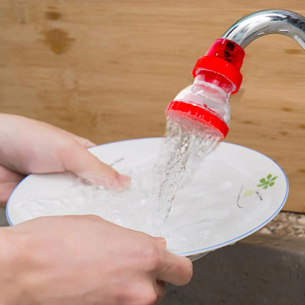 1450 Small Plastic 360-Degree Shower Head Faucet