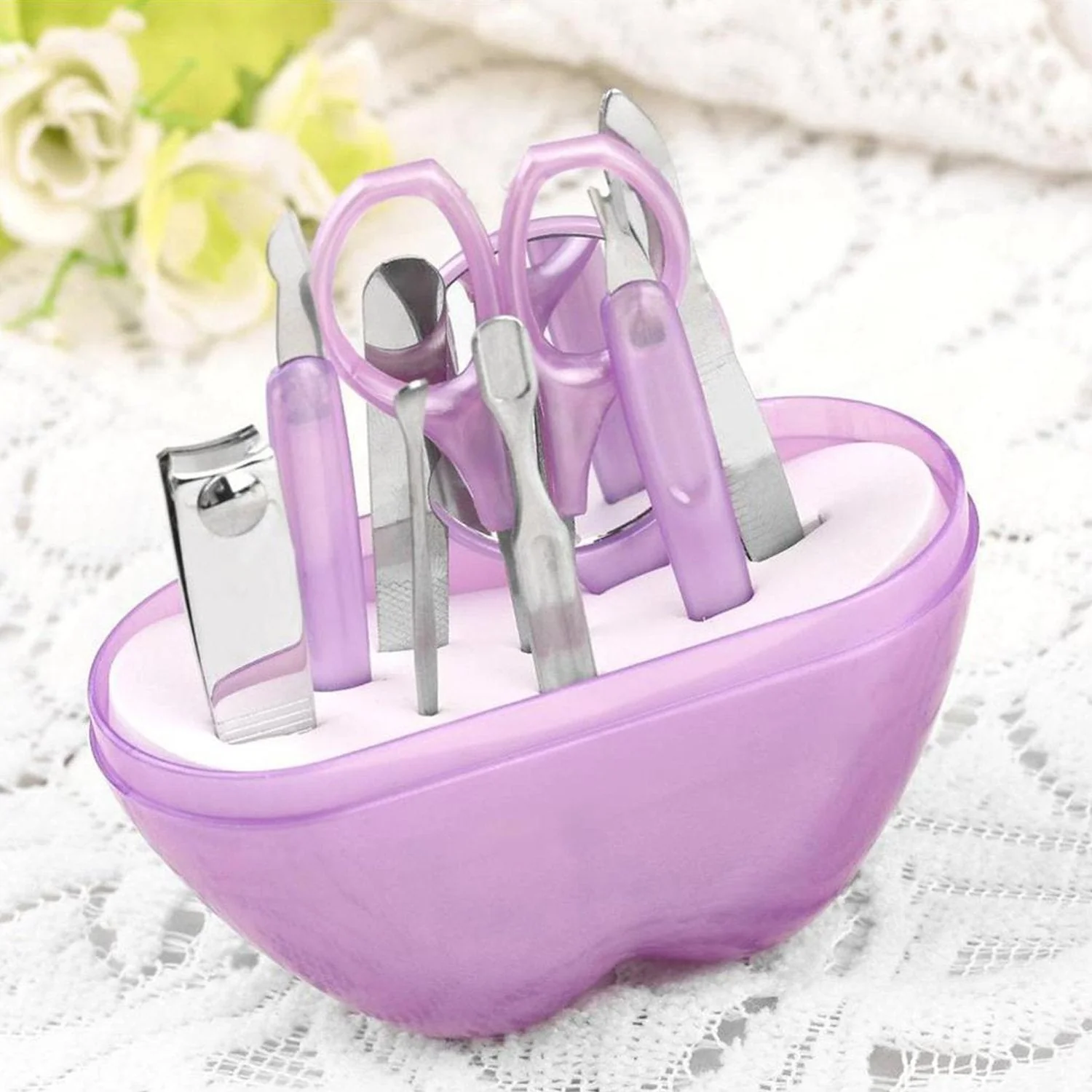 1491 8 IN 1 APPLE SHAPE MANICURE SET