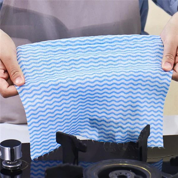 1601 NON WOOVEN FABRIC DISPOSABLE HANDY WIPE CLEANING CLOTH ROLL (1PC)