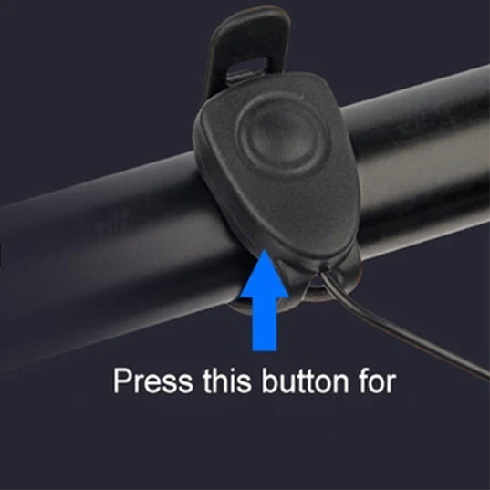 1718 Bicycle Horn with LED Light Work On Battery