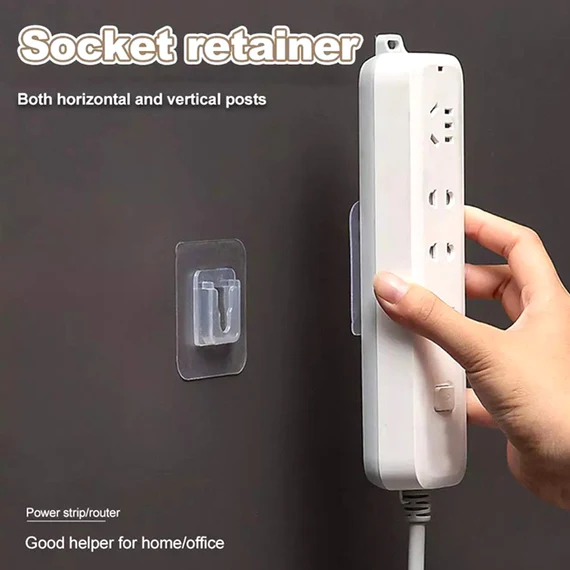 1742 Magic Adhesive Plastic Wall Hooks Heavy Duty Hooks (Pack of 1)