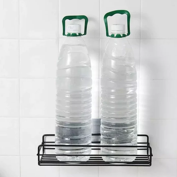 1764_1_layer_soap_rack  Multipurpose Wall Mount Metal Bathroom Shelf and Rack for Home and Kitchen.