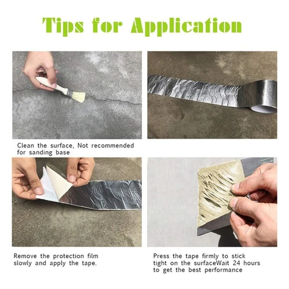 1778_aluminum_butyl_tape Aluminium Self Adhesive Foil Tape