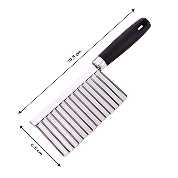 2007a-stainless-steel-vegetable-salad-chopping-knife-crinkle-cutters Stainless Steel Vegetable Salad Chopping Knife Crinkle Cutters,