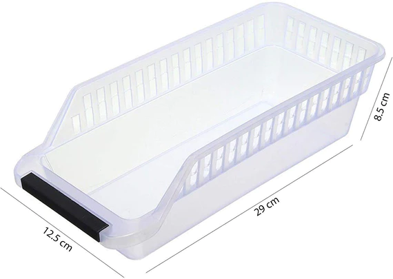 2055_stationary_drawer Kitchen Plastic Space Saver Organizer Basket Rack- 4 pcs