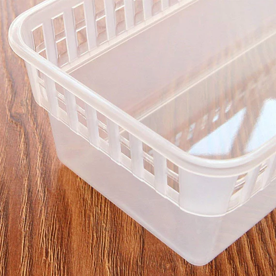 2055_stationary_drawer Kitchen Plastic Space Saver Organizer Basket Rack- 4 pcs