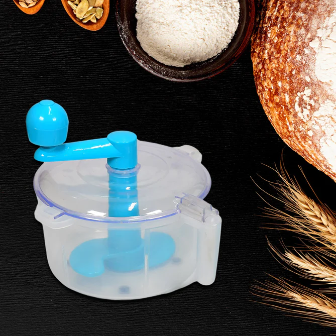 2116 Multipurpose Transparent Dough Maker Machine (Atta Maker) , Measuring Cup And Slicer (Brown Box)