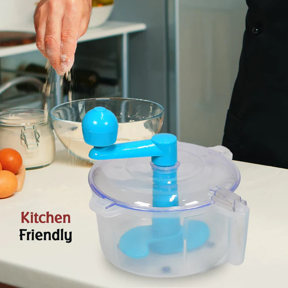 2116 Multipurpose Transparent Dough Maker Machine (Atta Maker) , Measuring Cup And Slicer (Brown Box)