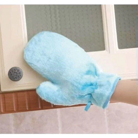 2372 Fiber Reusable Multipurpose Dishwashing Gloves Household Kitchen ( 1 pc )