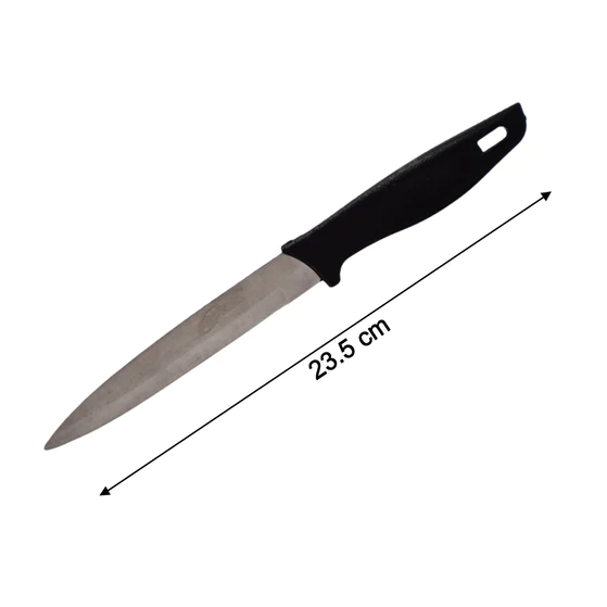 2392 Stainless Steel knife and Kitchen Knife with Black Grip Handle (23.5 Cm)