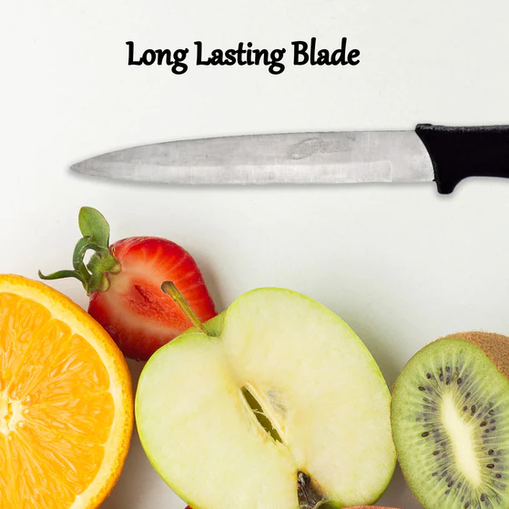 2392 Stainless Steel knife and Kitchen Knife with Black Grip Handle (23.5 Cm)